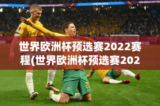 世界欧洲杯预选赛2022赛程(世界欧洲杯预选赛2022赛程表)