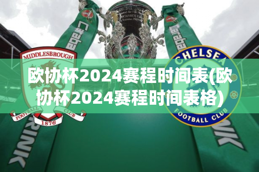 欧协杯2024赛程时间表(欧协杯2024赛程时间表格)