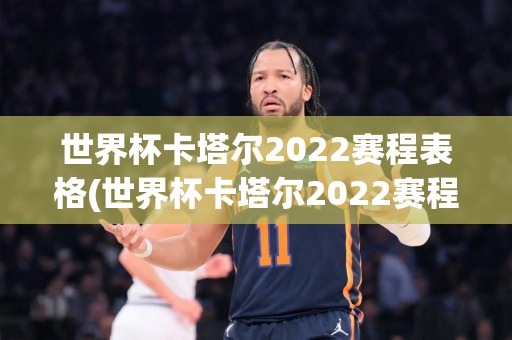 世界杯卡塔尔2022赛程表格(世界杯卡塔尔2022赛程表格图)