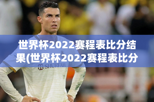 世界杯2022赛程表比分结果(世界杯2022赛程表比分结果查询官网)